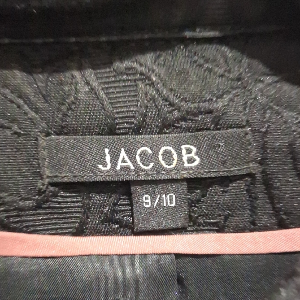 Jacob Black Textured Trench Coat - Picture 4 of 8